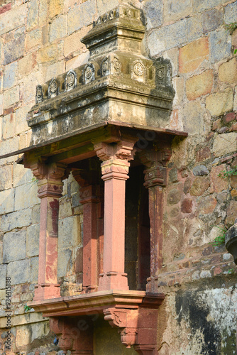 Lodhi Gardens - New Delhi, India. The park spreads over 90 acres (360,000 m2), it contains Mohammed Shah's Tomb, the Tomb of Sikandar Lodi, the Shisha Gumbad and the Bara Gumbad. photo