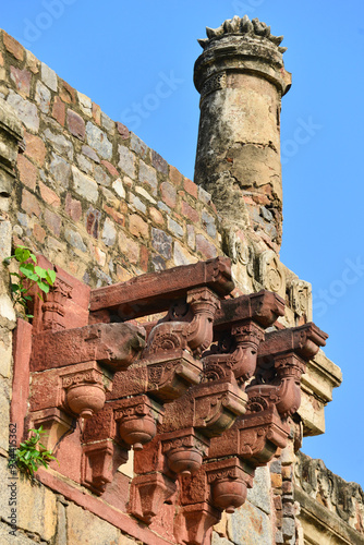 Lodhi Gardens - New Delhi, India. The park spreads over 90 acres (360,000 m2), it contains Mohammed Shah's Tomb, the Tomb of Sikandar Lodi, the Shisha Gumbad and the Bara Gumbad. photo