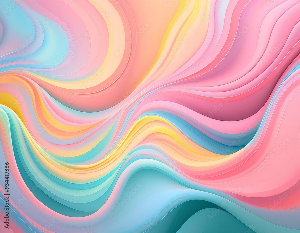 Pastel Soft Waves in Abstract Fluid Design Gentle, Calming Background with Flowing, Smooth Textures Pastel Soft Waves in Abstract Fluid Design Gentle, Calming Background with Flowing, Smooth Textures