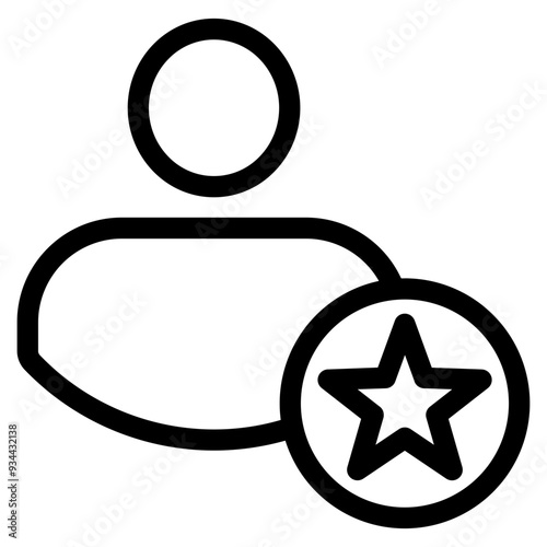 Favorite Contacts Icon Element For Design