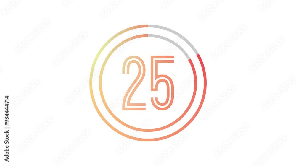 30-Second Double Ring Countdown Timer with Thin, Rounded Outline Font in Coral Gradient on White Background. Minimalist Design, Stylish 4K Motion Graphics. 30-Second Double Ring Countdown Timer with Thin, Rounded Outline Font in Coral Gradient on White Background. Minimalist Design, Stylish 4K Motion Graphics.