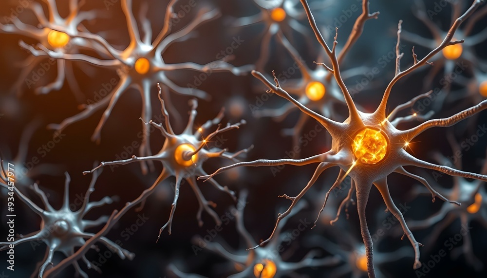 Neural network connections illustrating synapse and brain activity. Neurons and Neurogeneis. Neural network connections illustrating synapse and brain activity. Neurons and Neurogeneis.