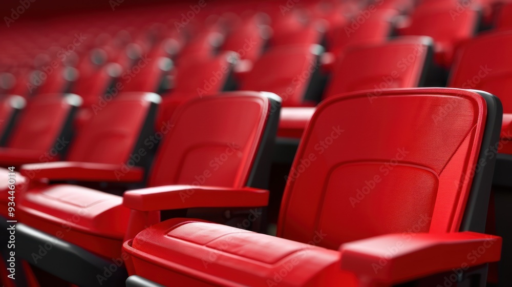 Fototapeta premium Stadium Seat Cushion Mockup