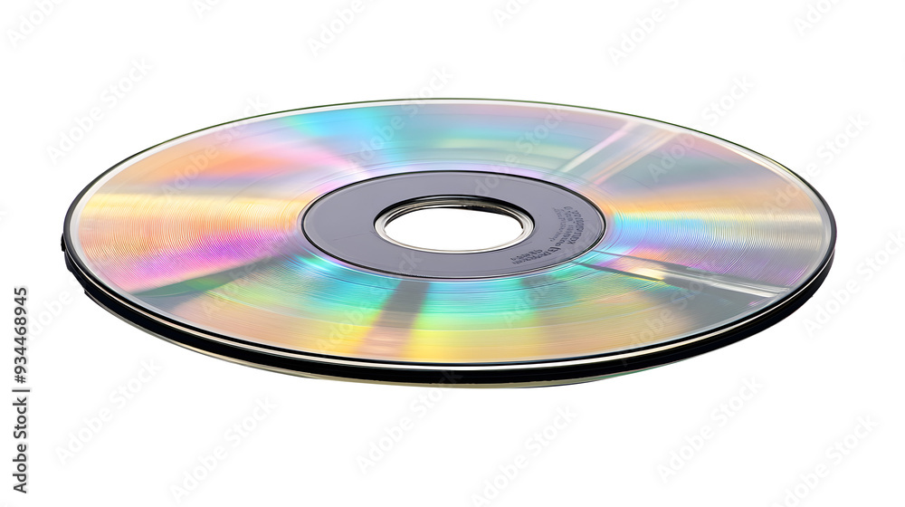 CD isolated on White
