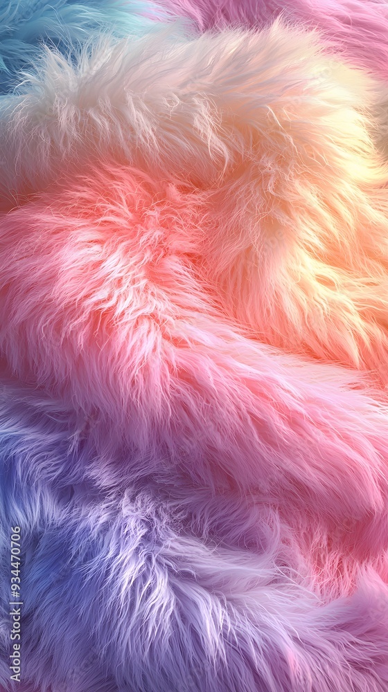 Rainbow Fur Texture. Rainbow Fur Texture.