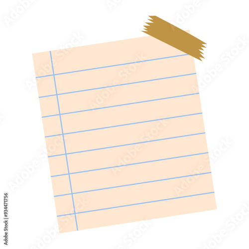 blank note paper