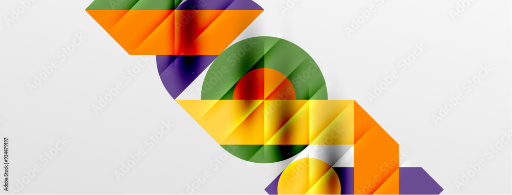 Round shapes, circles and lines minimal geometric background. Vector Illustration For Wallpaper, Banner, Background, Card, Book Illustration, landing page Round shapes, circles and lines minimal geometric background. Vector Illustration For Wallpaper, Banner, Background, Card, Book Illustration, landing page