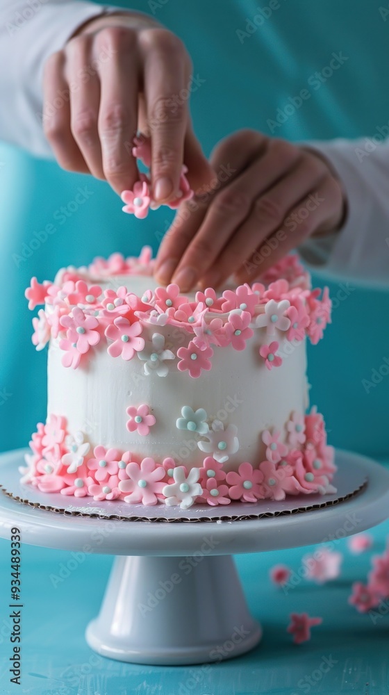 Cake Decorating: Decorating a cake with icing and fondant Cake Decorating: Decorating a cake with icing and fondant