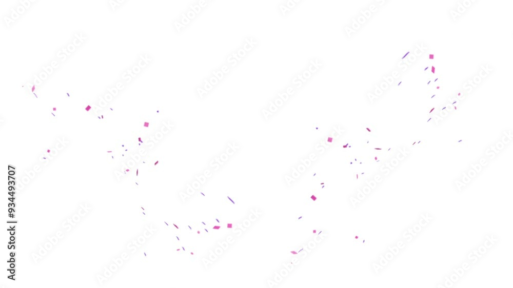 Confetti or fireworks animation isolated on white background. Festive holiday colorful animation with confetti. Salute banner animation with copy space. Confetti or fireworks animation isolated on white background. Festive holiday colorful animation with confetti. Salute banner animation with copy space.