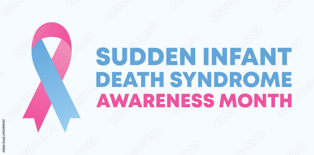 SIDS Sudden Infant Death Syndrome Awareness Month Every October Vector Template design SIDS Sudden Infant Death Syndrome Awareness Month Every October Vector Template design