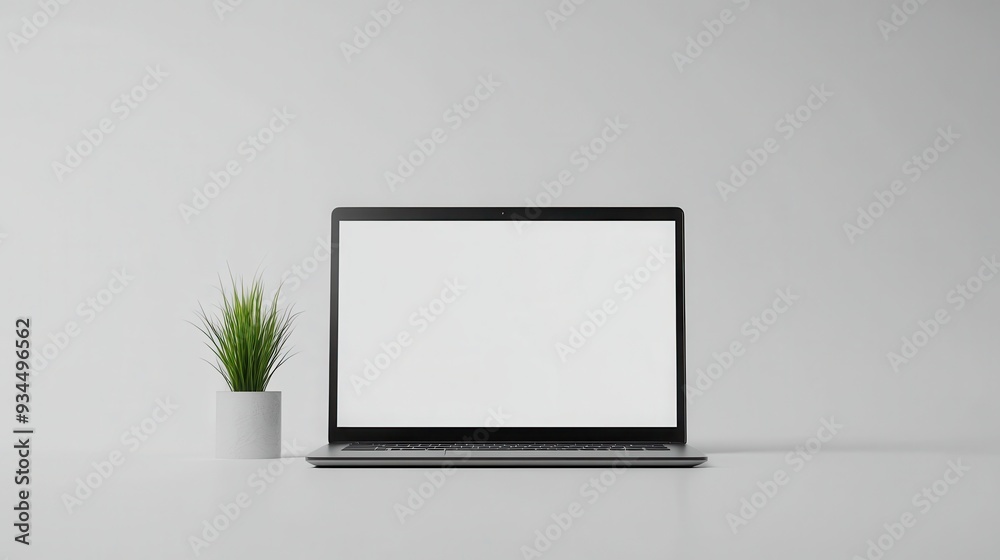 Smooth laptop mockup Smooth laptop mockup