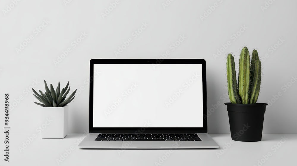 Fototapeta premium Spotless laptop mockup