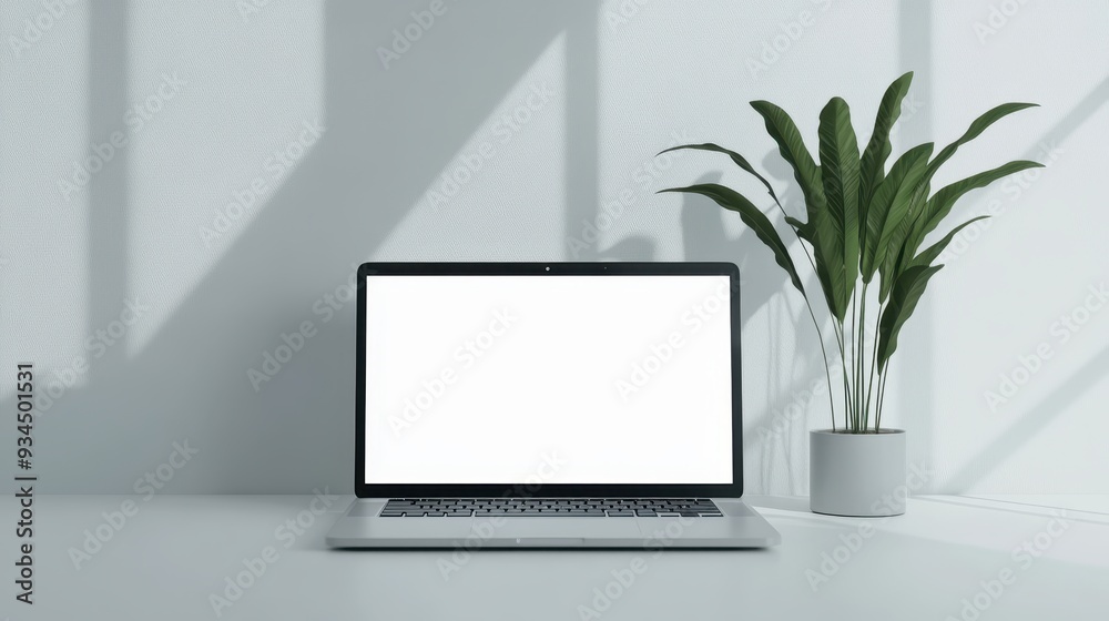 Barren laptop mockup