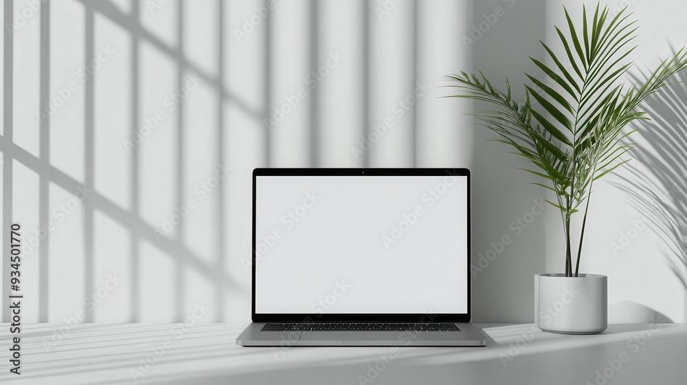 Immaculate laptop mockup