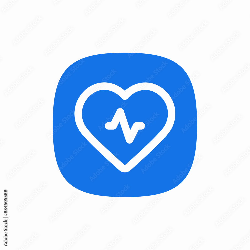 heart beat pulse icon sign heart beat pulse icon sign