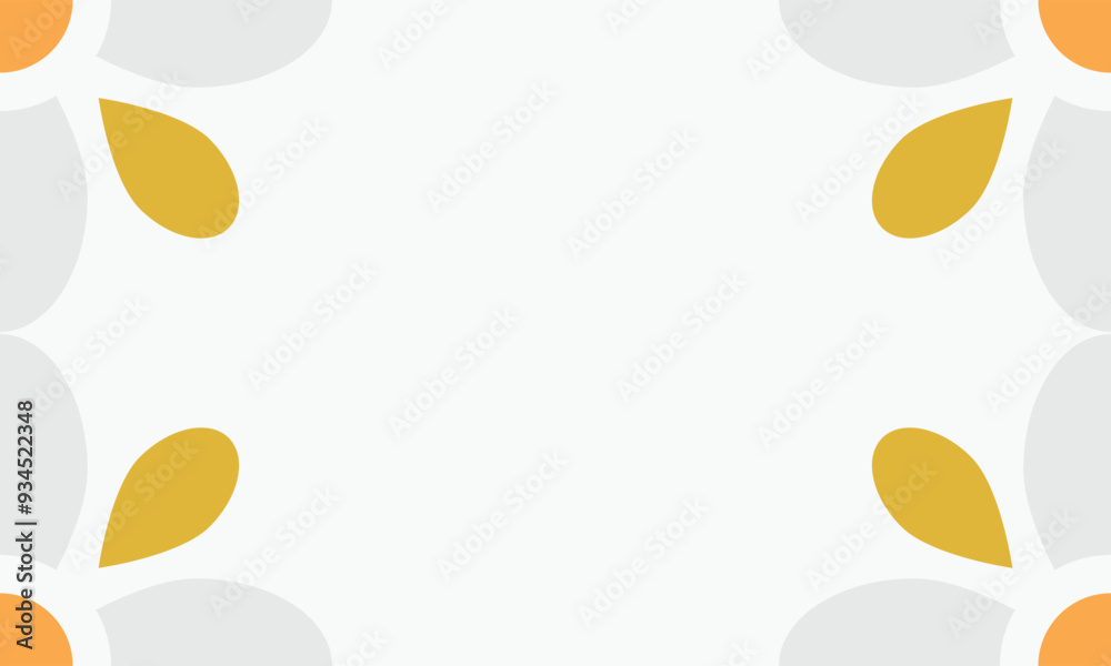 Abstract background with orange and yellow leaves illustration. Abstract background with orange and yellow leaves illustration.