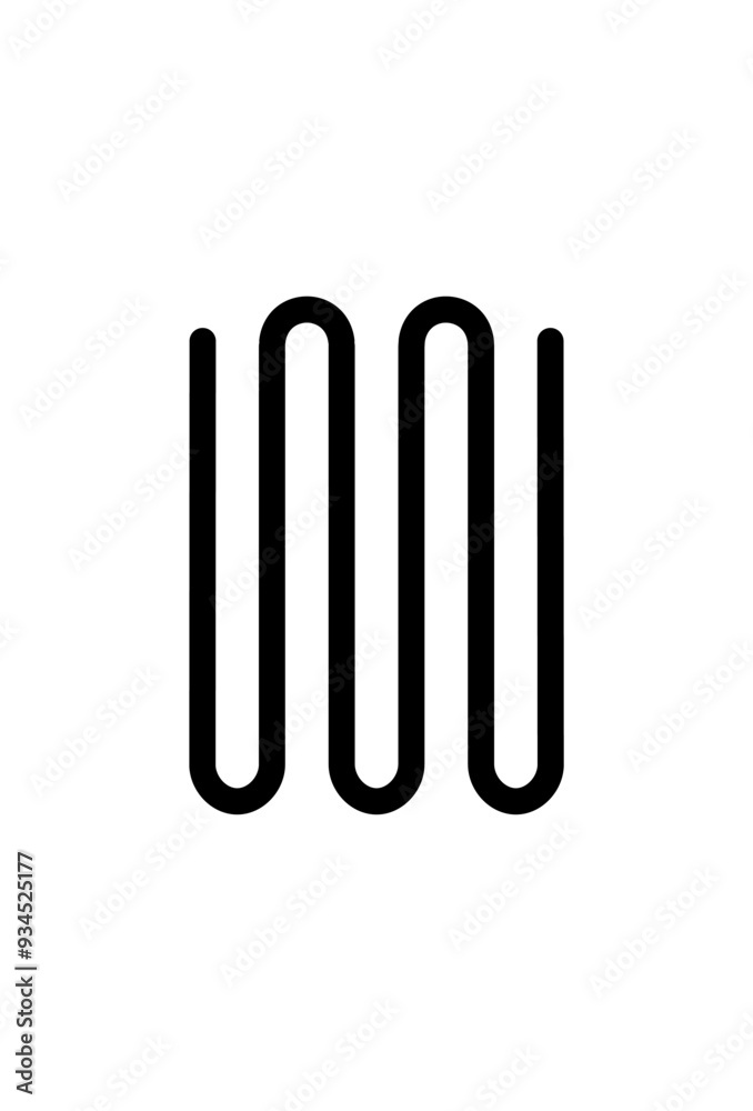 vector monogram curved field for design vector monogram curved field for design