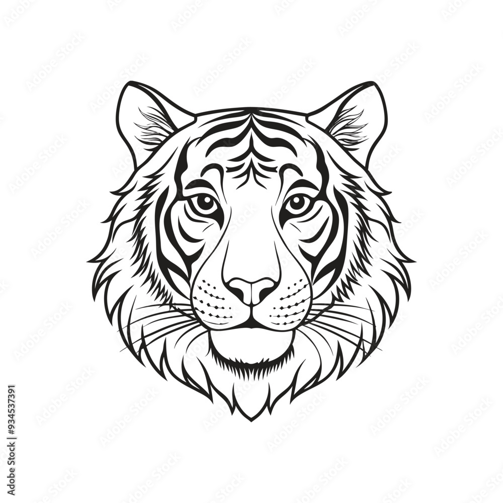 Fototapeta premium head of tiger