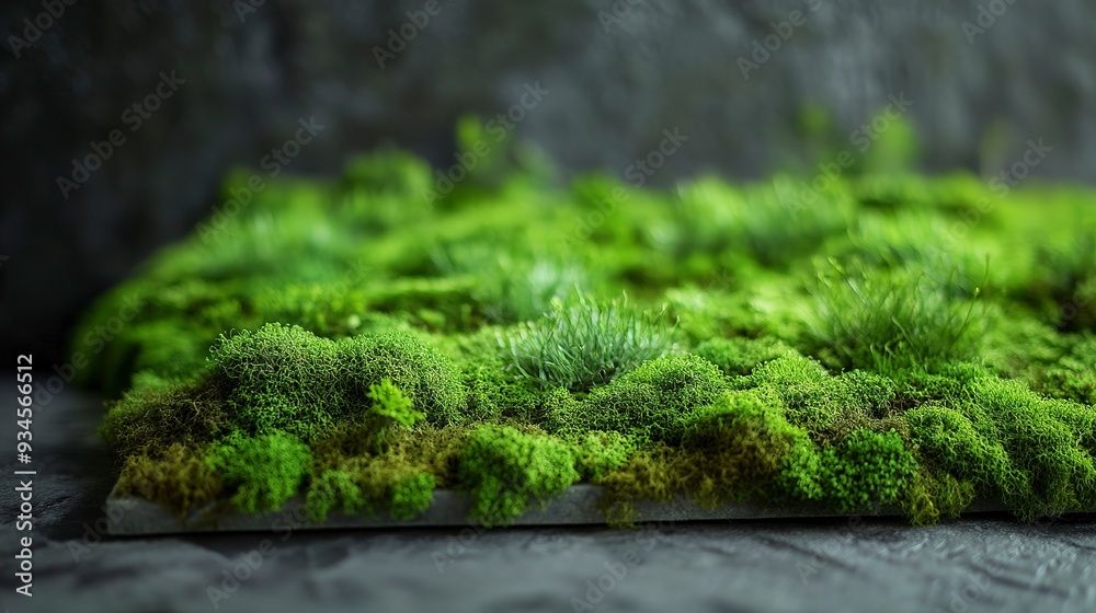 Green moss wall panel Green moss wall panel