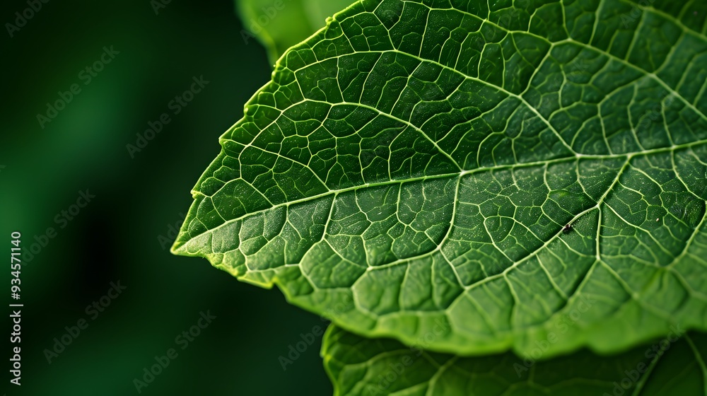 Contour of a leaf featuring its intricate veins AI generated illustration Contour of a leaf featuring its intricate veins AI generated illustration