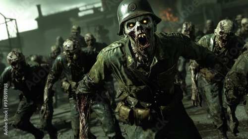 It is an alternate history where zombies fought in War, with undead soldiers in tattered uniforms marching through battlefield