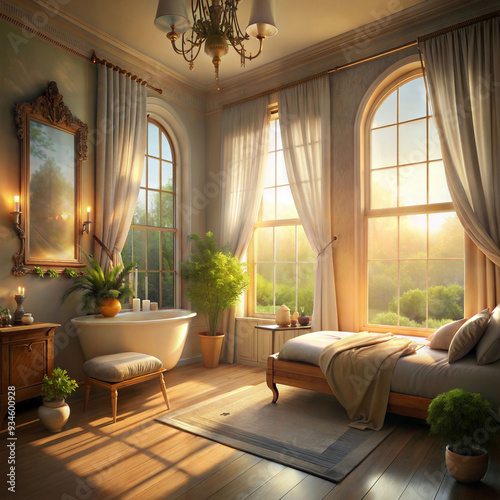 soft morning light