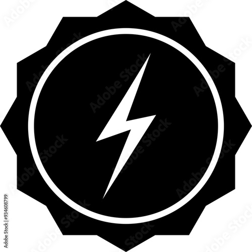 solar sun power generation renewable eco enegry icon vewctor