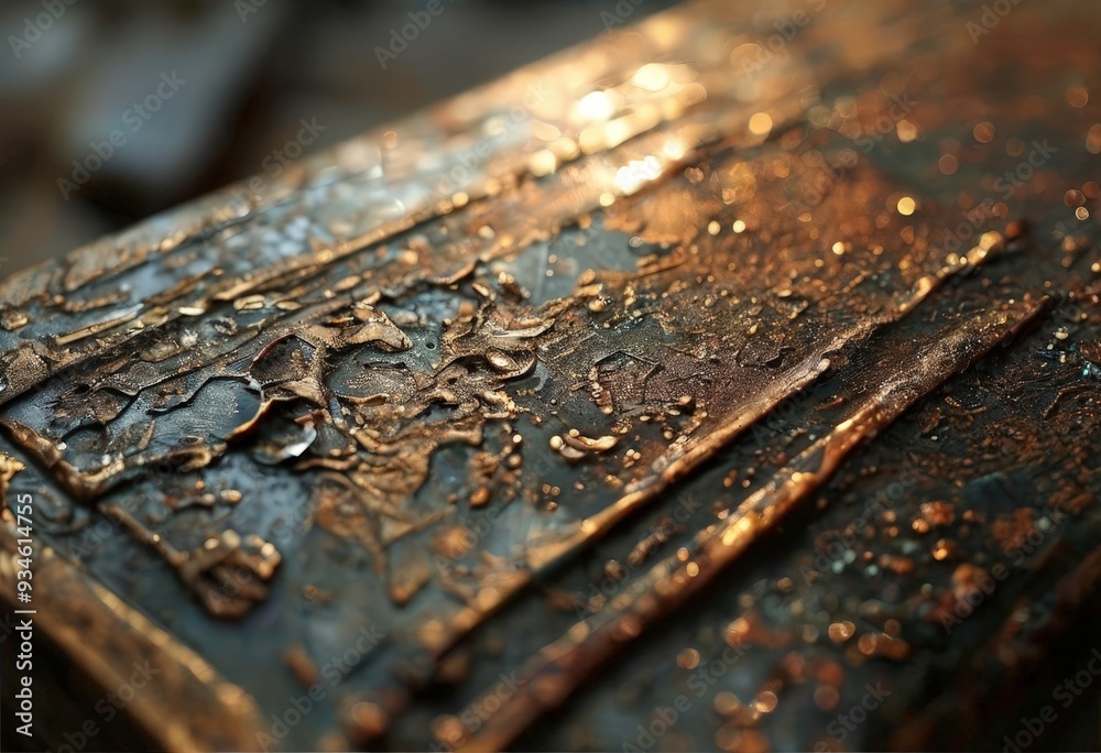 close up piece wood with water droplets close up piece wood with water droplets