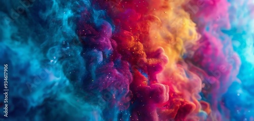 colorful smoke background