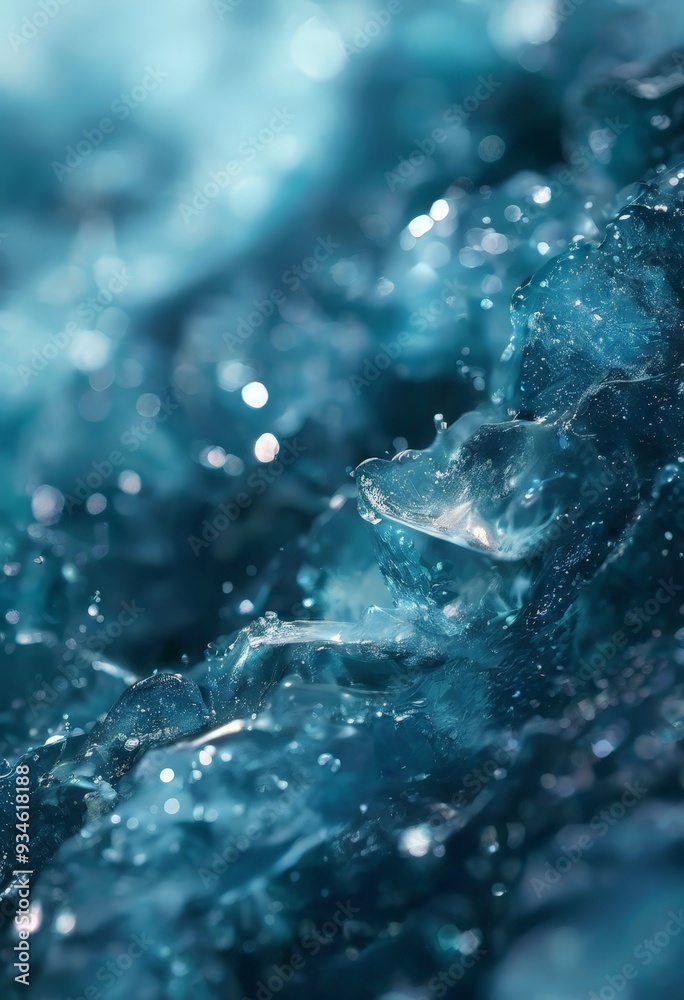 close up blue water surface close up blue water surface