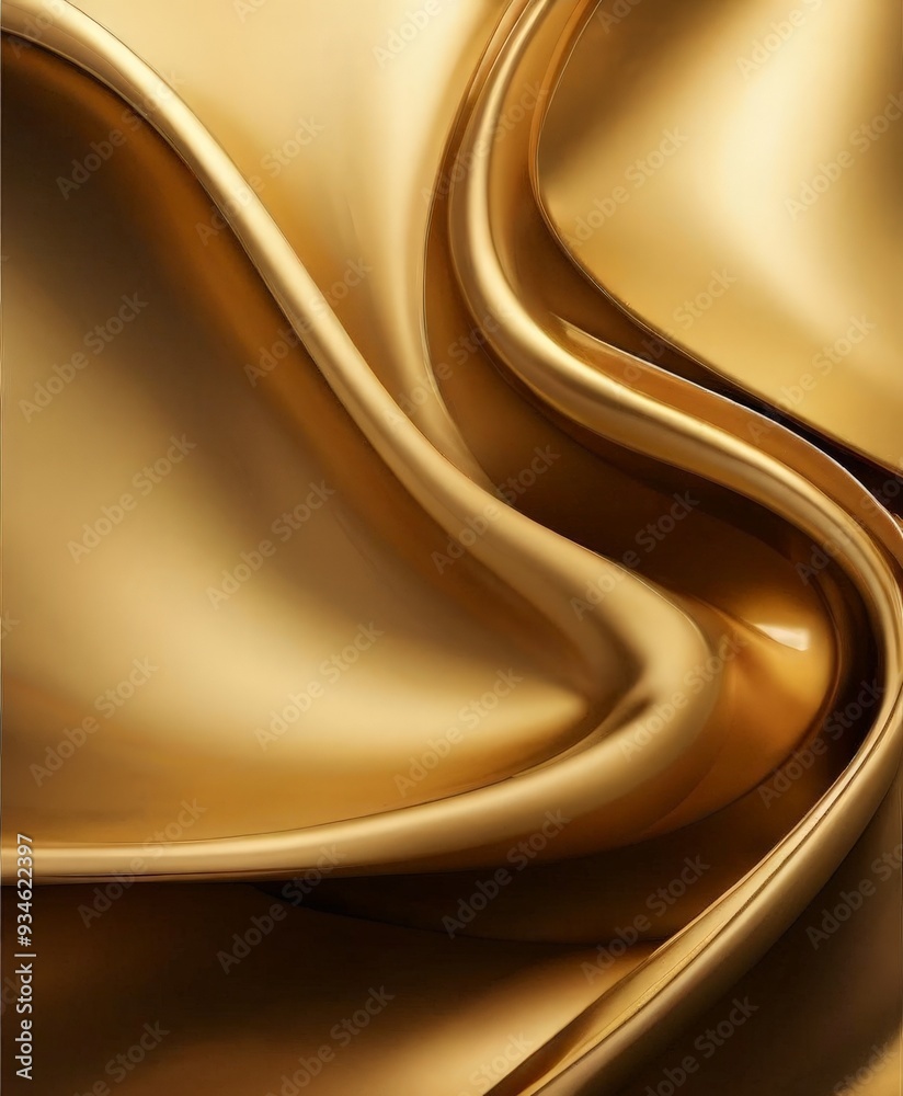 Fototapeta premium gold silk fabric