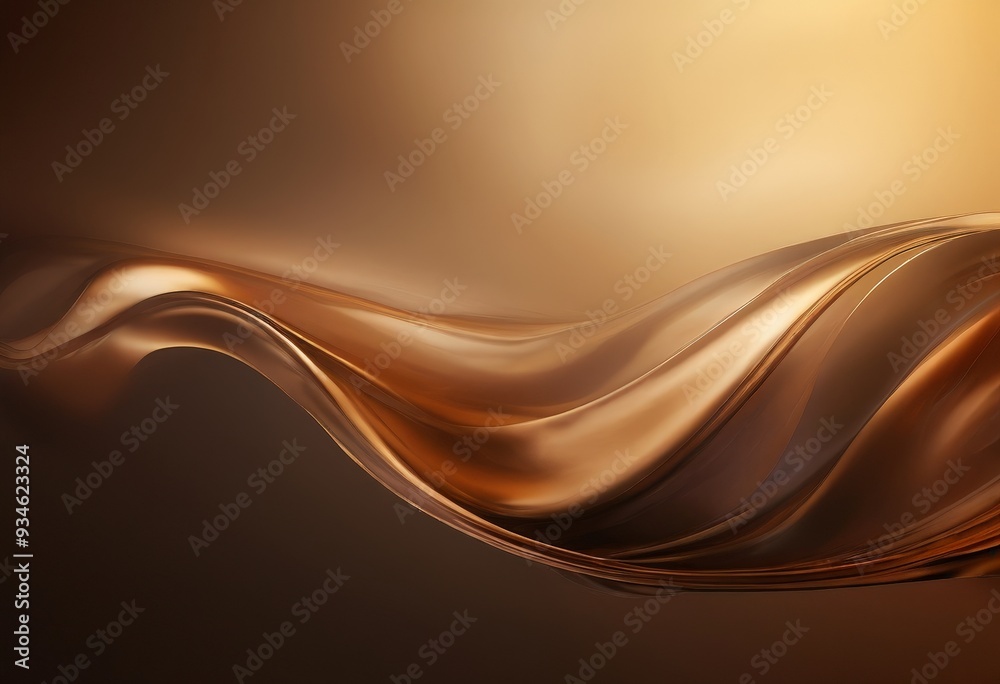 Fototapeta premium brown background with flowing liquid