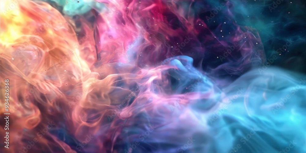 Fototapeta premium colorful smoke wallpapers hd