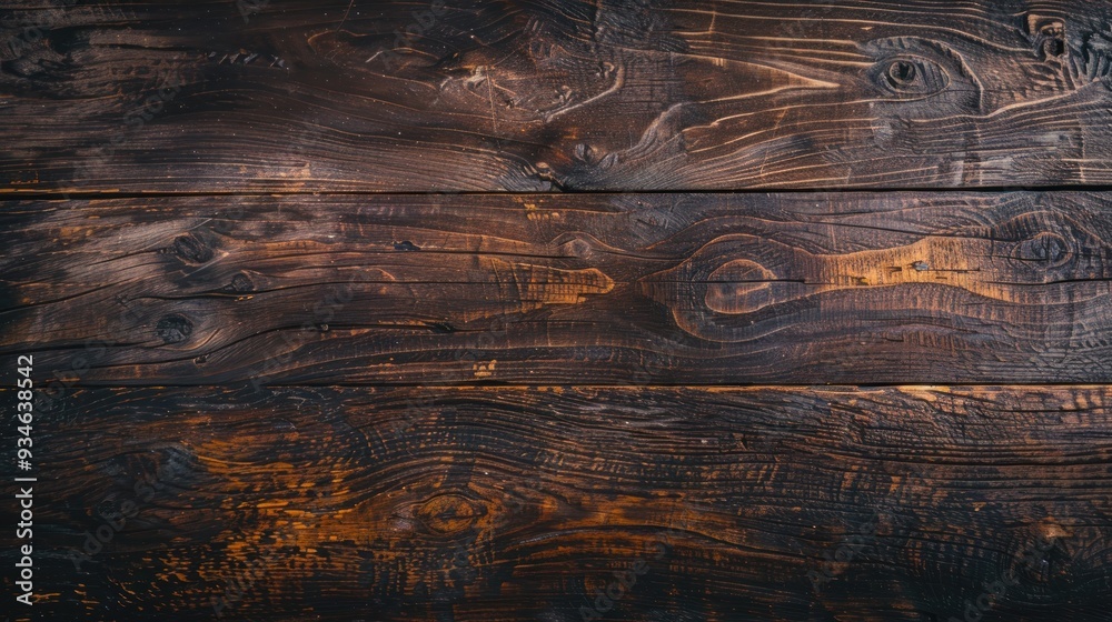 Naklejka premium Dark Wood Texture