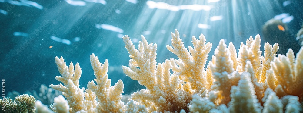 The effects of global warming on marine ecosystems are emphasized by ...