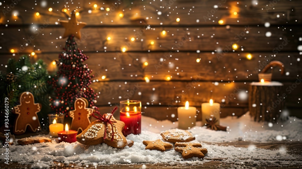 Cozy Christmas Cookies and Candlelight Cozy Christmas Cookies and Candlelight