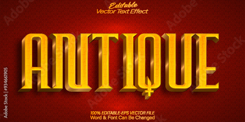 Antıque Text Effect Editable Alphabet Historical Egypt Mythology