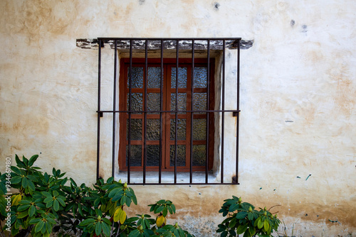 USA, California, Carmel. Inside the grounds at the Carmel Mission Basilica Museum photo