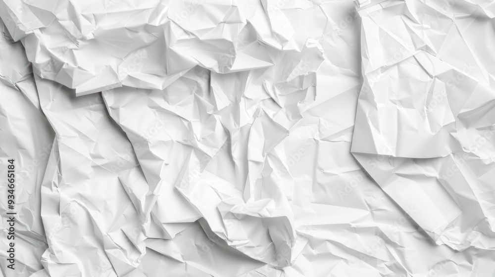 White Crumpled Paper Texture White Crumpled Paper Texture