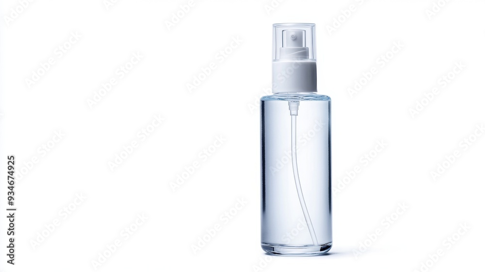 Soothing Face Mist Bottle for Spa Skincare Therapy, Refreshing Spray Isolated on White Background Soothing Face Mist Bottle for Spa Skincare Therapy, Refreshing Spray Isolated on White Background