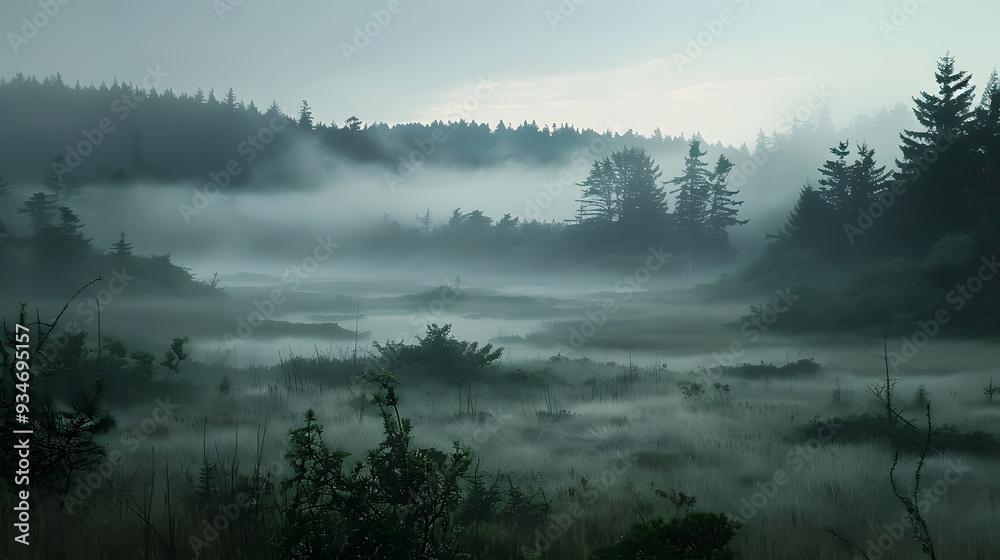 Fototapeta premium And then, the fog rolled in.