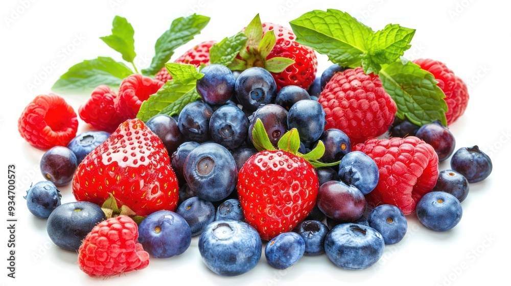 Fresh Berries & Mint Fresh Berries & Mint