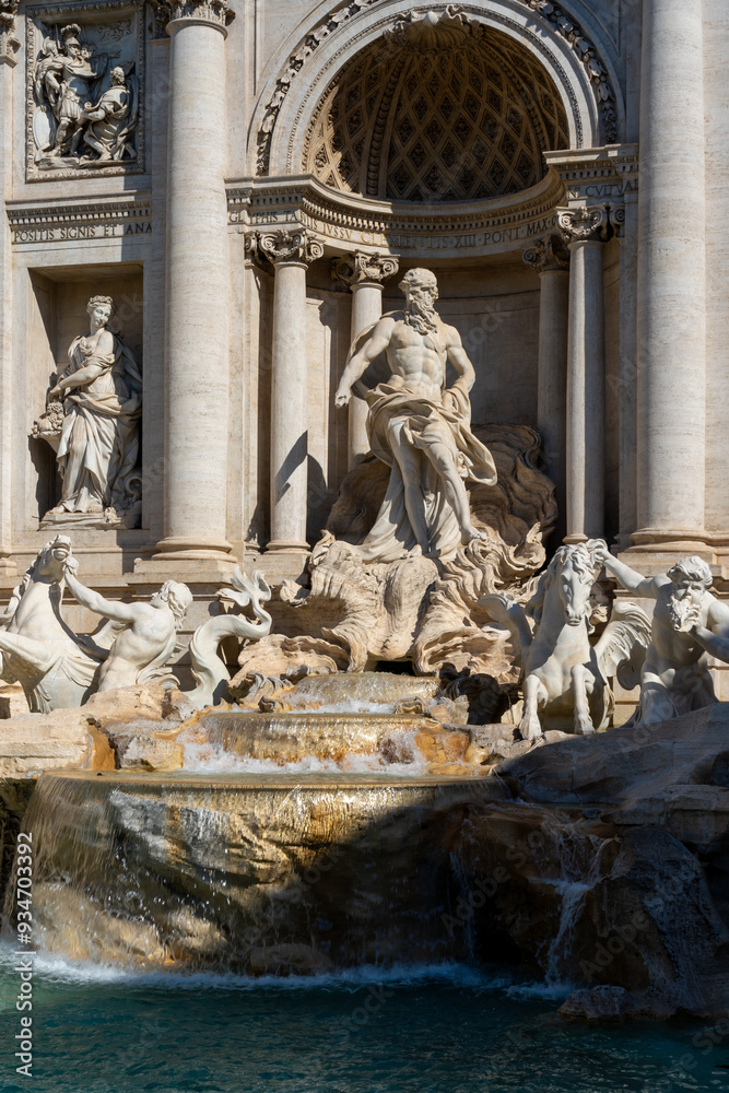 Trevi Fountain in Rome, Italy. The Trevi Fountain (Italian: Fontana di Trevi) is an 18th-century fountain. Trevi Fountain in Rome, Italy. The Trevi Fountain (Italian: Fontana di Trevi) is an 18th-century fountain.