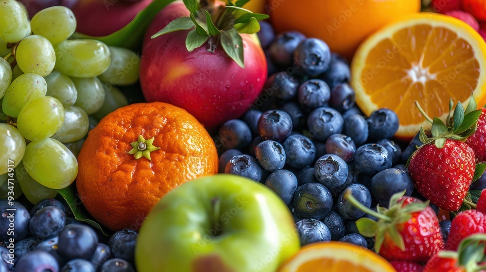 A Colorful Variety of Fresh Fruits A Colorful Variety of Fresh Fruits