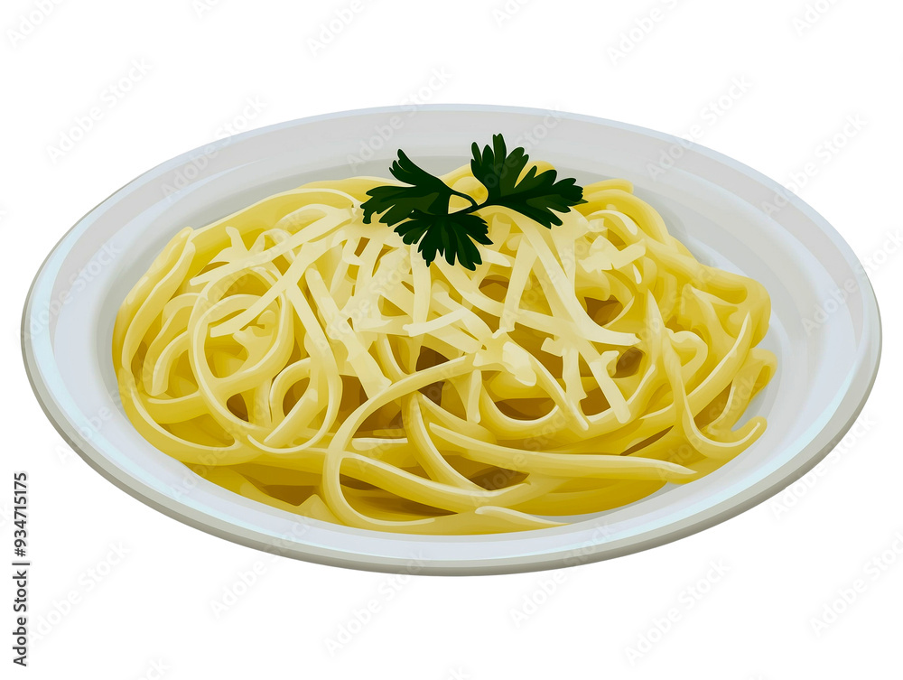 A delicious plate of pasta with melted cheese and sauce A delicious plate of pasta with melted cheese and sauce