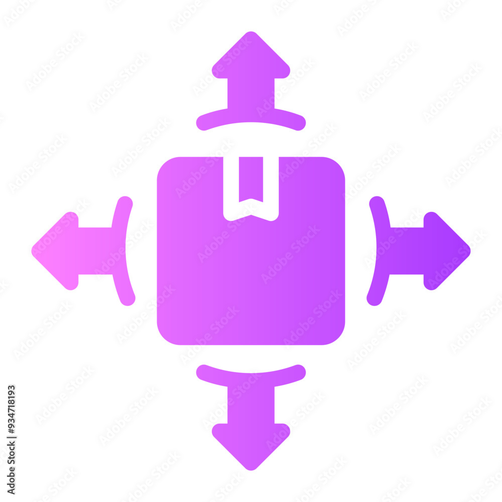 product positioning gradient icon product positioning gradient icon