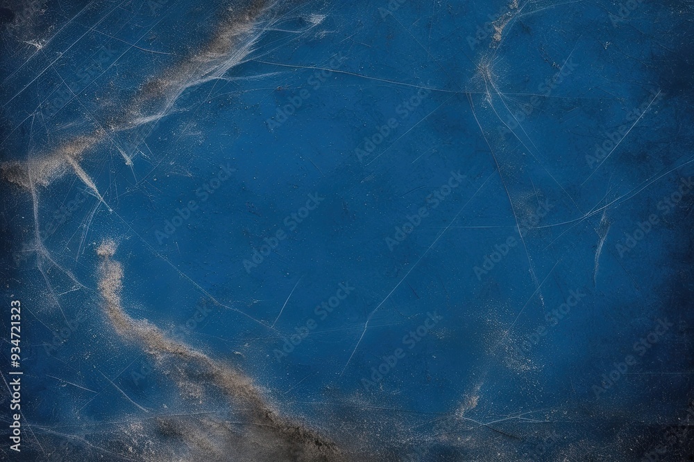 Fototapeta premium Blue Grunge Texture Background Featuring Dirt Dust and Scratch Details