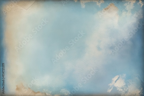 Textured Blue Photocopy Background with Gradient Effects and Observational Detail