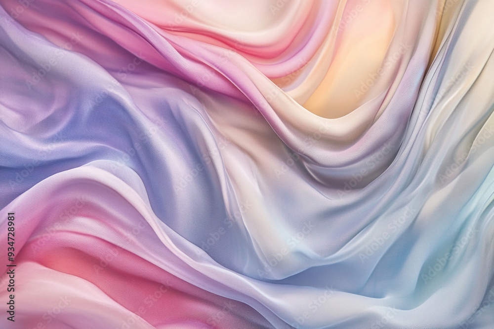 Obraz premium Pastel abstract art with smooth transitions pastel background