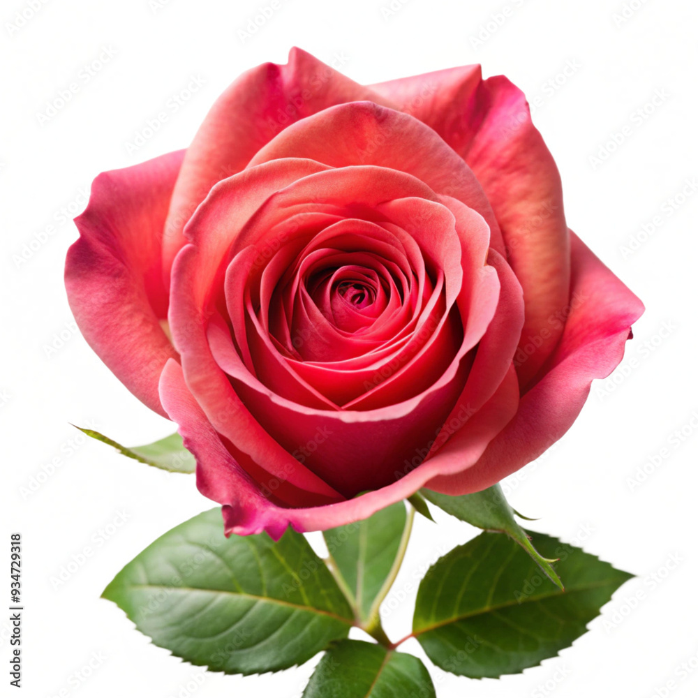 Isolated Rose on Clear Background - Ideal for Graphic Design Isolated Rose on Clear Background - Ideal for Graphic Design